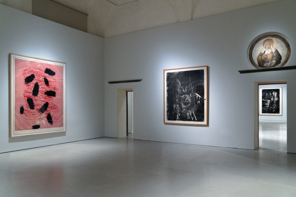 Installation View BASELITZ. AVANTI! (2026), Courtesy Museo Novecento and the artist. Ph Elisa Norcini
