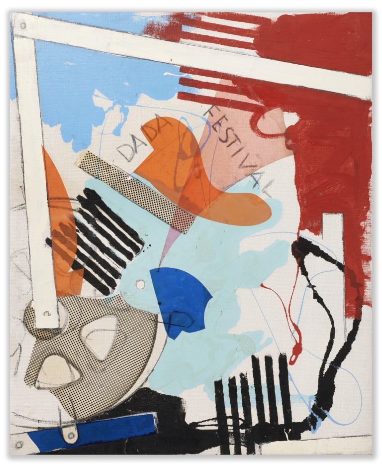 Mario Schifano, Dada Festival, 1965. Courtesy Il Ponte Casa d'Aste
