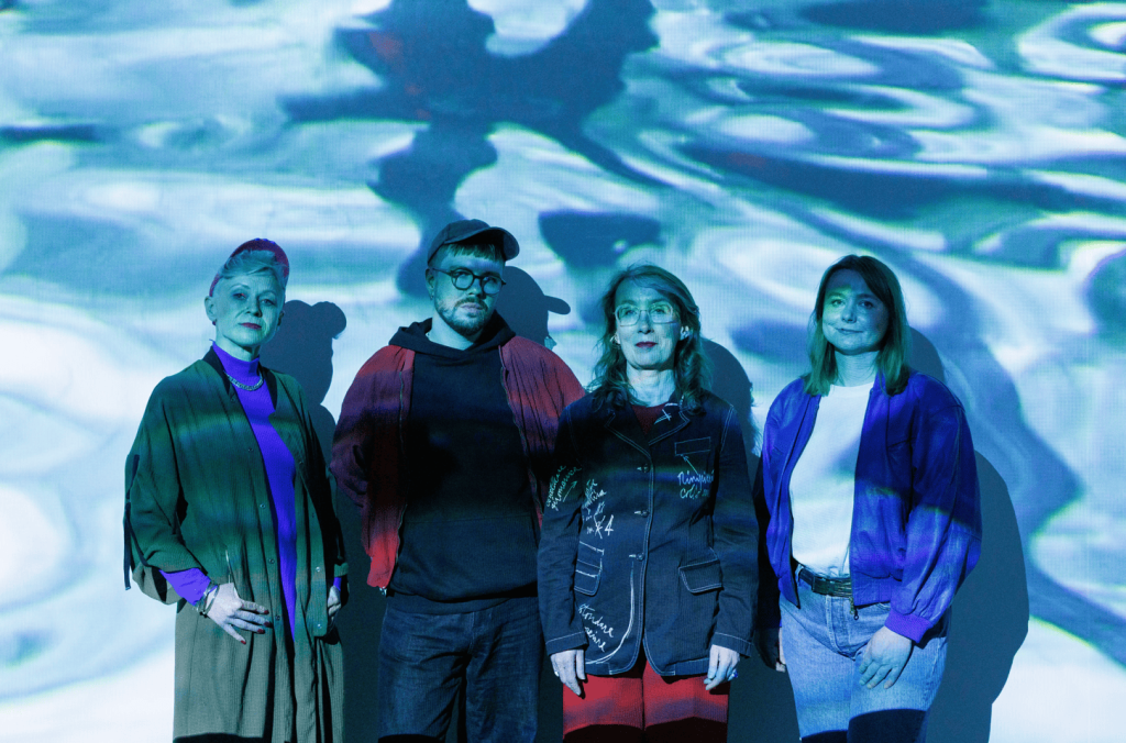 Team del Liquid Tongues project (da destra Ewa Chomicka, Bogna Burska, Daniel Kotowski, Jolanta Woszczenko), foto di Jacopo Salvi (altomare) / Zacheta Archive