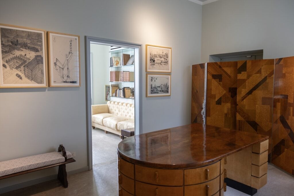 Una nuova casa per Piero Portaluppi a Villa Necchi. Piero Portaluppi l'arte del disegno. Photo Barbara Verduci, 2026 &copy; FAI