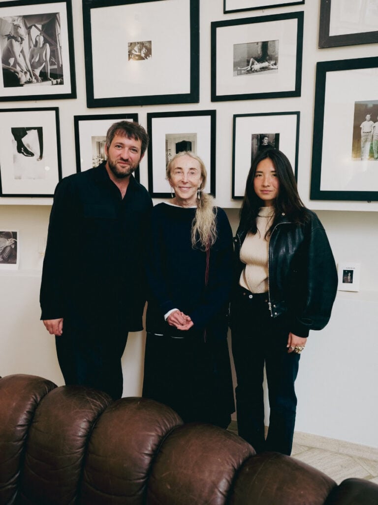 Luca Pronzato, Carla Sozzani, Luna Laffanour. Photo Laurent Giannesini