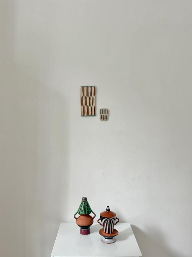 Contemporary Perspectives on Italian Ceramics, Avant Craft, London Craft Week - LWC, Londra, Installation view ph Amalia di Lanno, dettaglio Anna Resmini