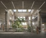 3X-Catalunya Media City. Interior courtyard for social interaction Courtesy &copy; Filippo Bolognese