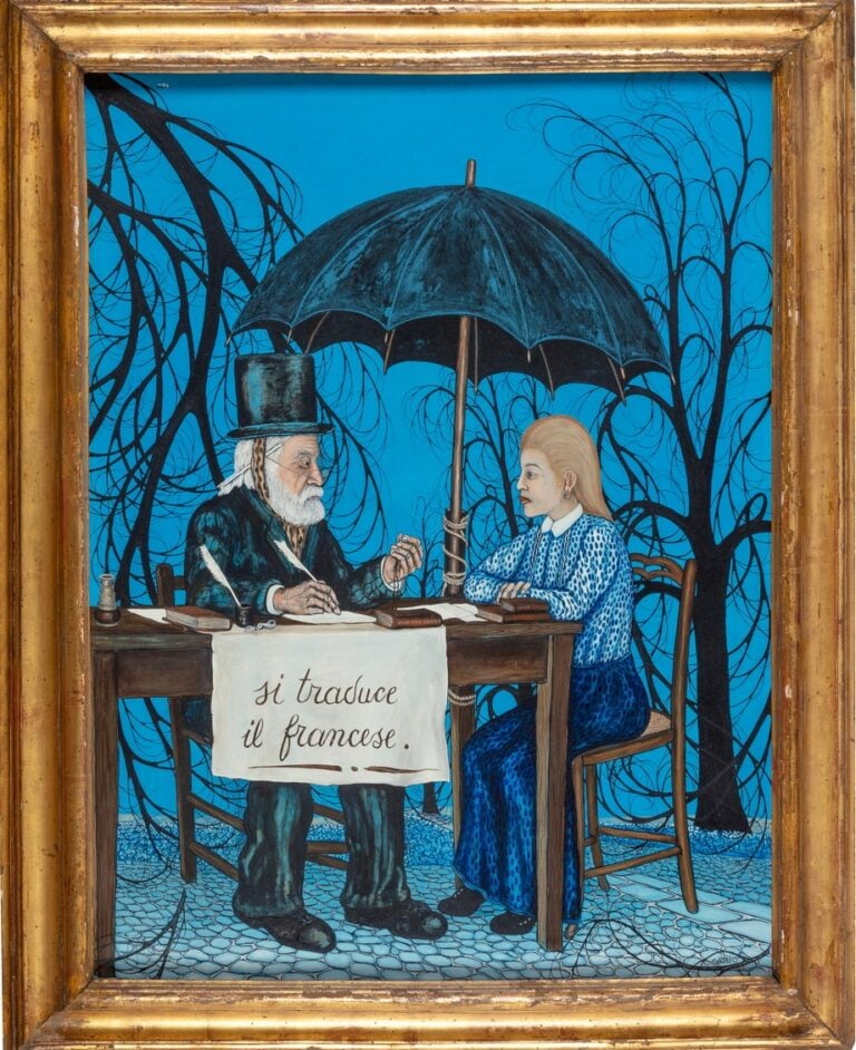 Colibri (Bruno Bricoli), Scrivano pubblico, 1984. Courtesy Casa Museo Colibri