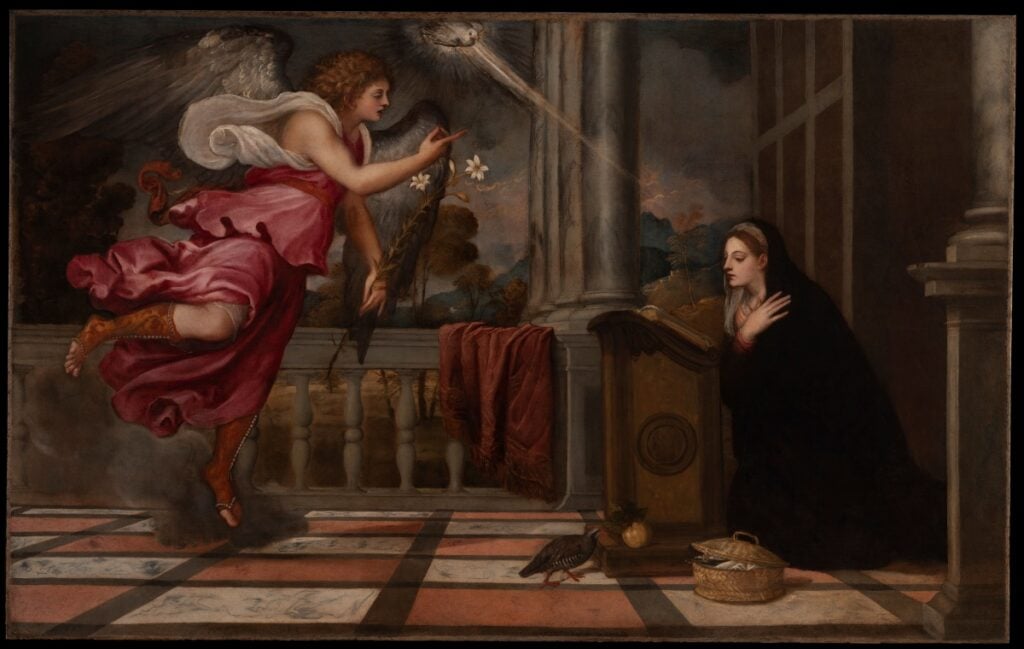 Tiziano, Annunciazione, Scuola di San Rocco, Venezia