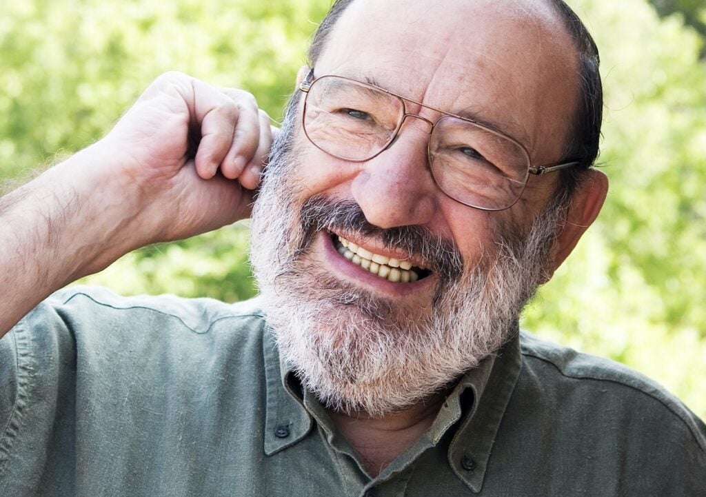 Umberto Eco. Ph: Leonardo Cendamo