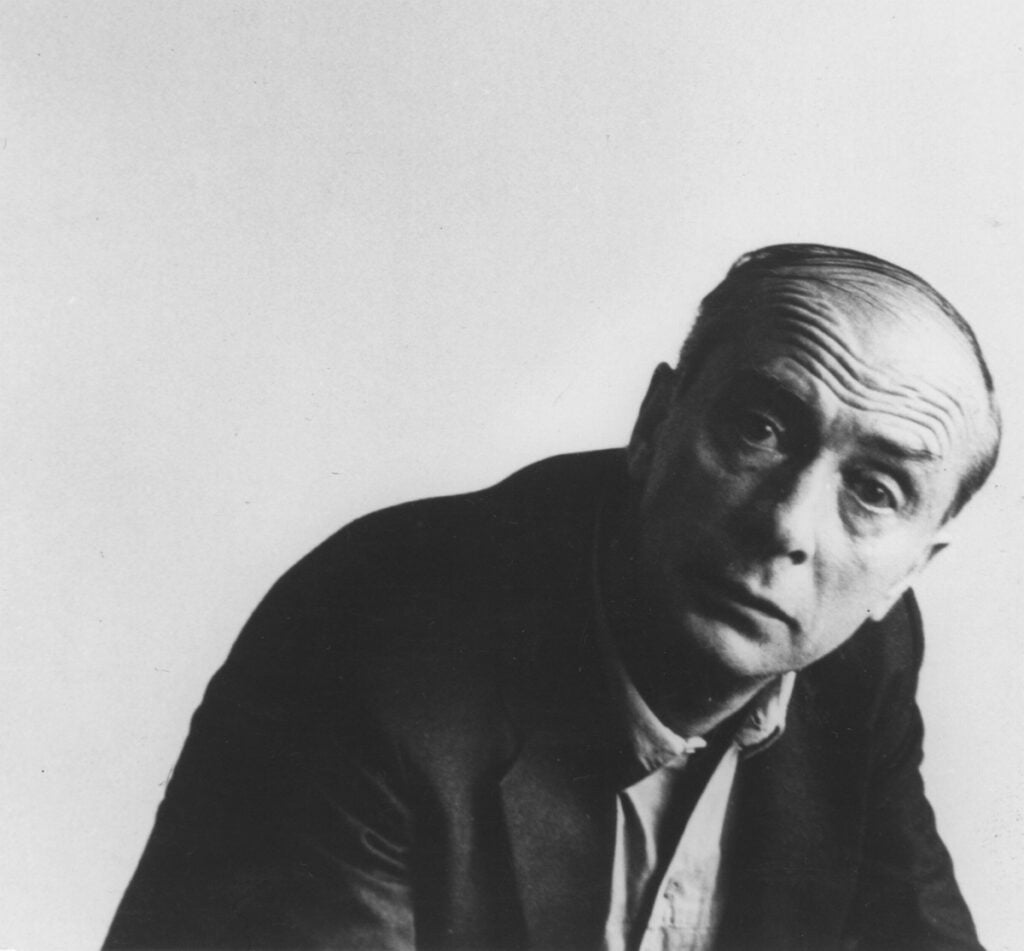 Vincenzo Agnetti, 1981. Ph: Peggy Jarrell Kaplan