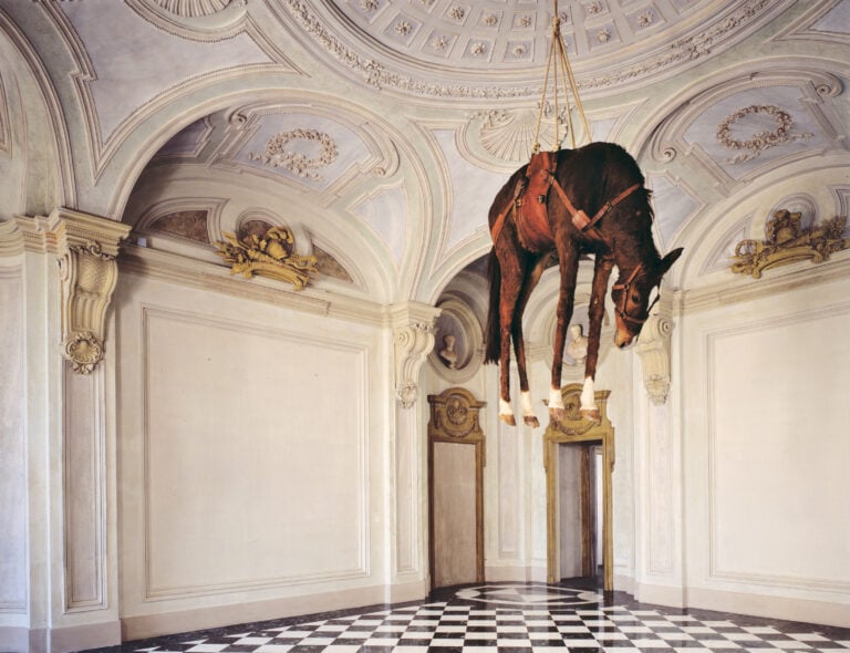 Maurizio Cattelan, Novecento, 1997, Castello di Rivoli, Torino photo Paolo Pellion di Persano