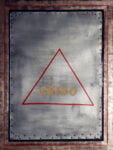 Gianni Bertini, Grido, 1949, olio, tempera e metallo su cartone, 107 x 73 cm Courtesy Associazione Gianni Bertini, Milano