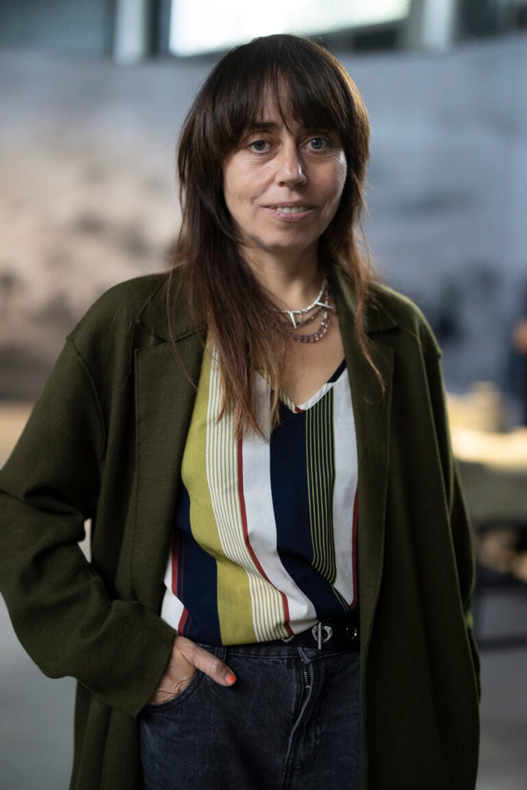 L'artista Zhanna Kadyrova. Ph: Vitalii Ukhov