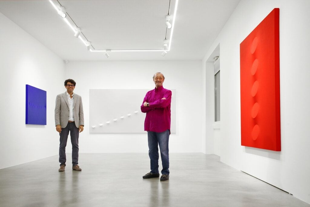 Antonio Addamiano e Turi Simeti, Dep Art Gallery, Milano, 2020. Photo Fabio Mantegna. Courtesy Dep Art Gallery