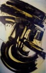 Gianni Bertini, Niobe pietrificata, 1958, olio e anilina su tela, 162 x 97 cm, Courtesy Associazione Gianni Bertini, Milano