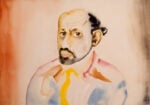 Francesco Clemente, Allen Ginsberg, 1982-87. Acquarello su carta, &copy; Francesco Clemente &copy; Triennale Milano