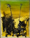 Gianni Bertini, Senza titolo, 1960, olio e anilina su cartoncino, 65 x 50 cm, Courtesy Associazione Gianni Bertini, Milano