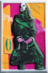 Gianni Bertini, Una donna, 1966, riporto fotografico su plastica in rilievo (multiplo), 83 x 56 cm, Courtesy Associazione Gianni Bertini, Milano