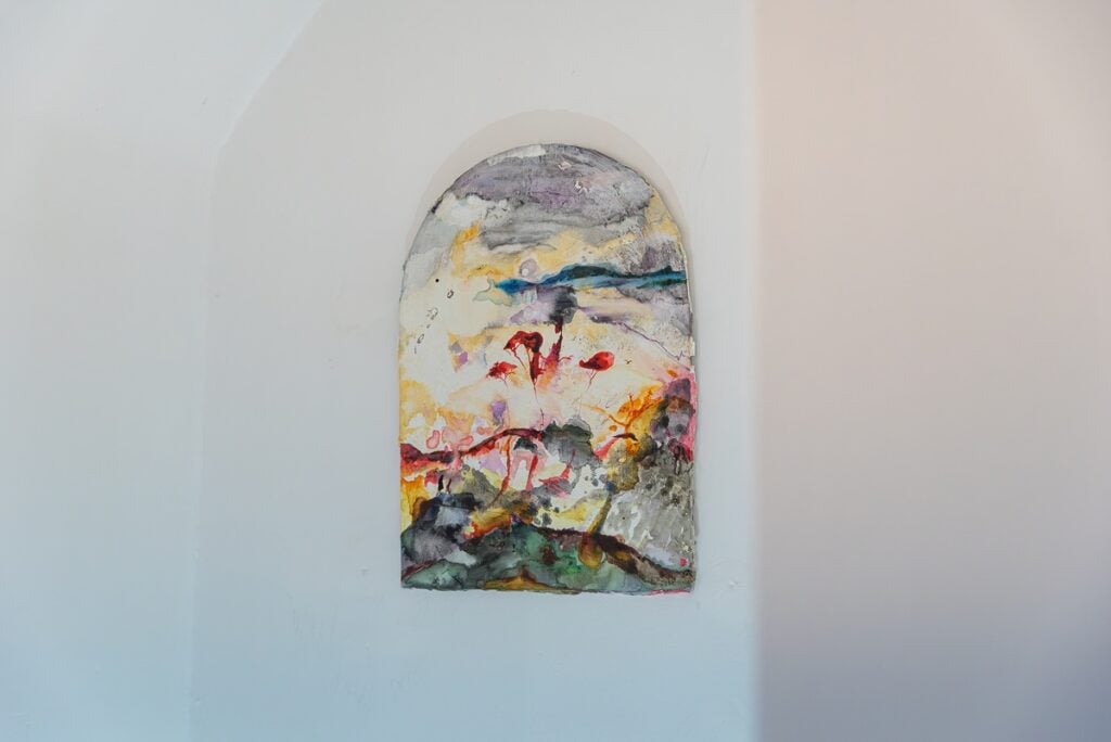 Araminta Blue, Venti trasversali, installation view a Palazzo della Penna, Perugia. Photo Eleonora Pascai