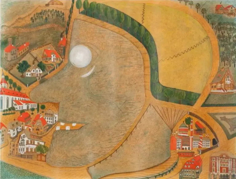 August Natterer, Hexenkopf (Testa di strega) Collezione Prinzhorn