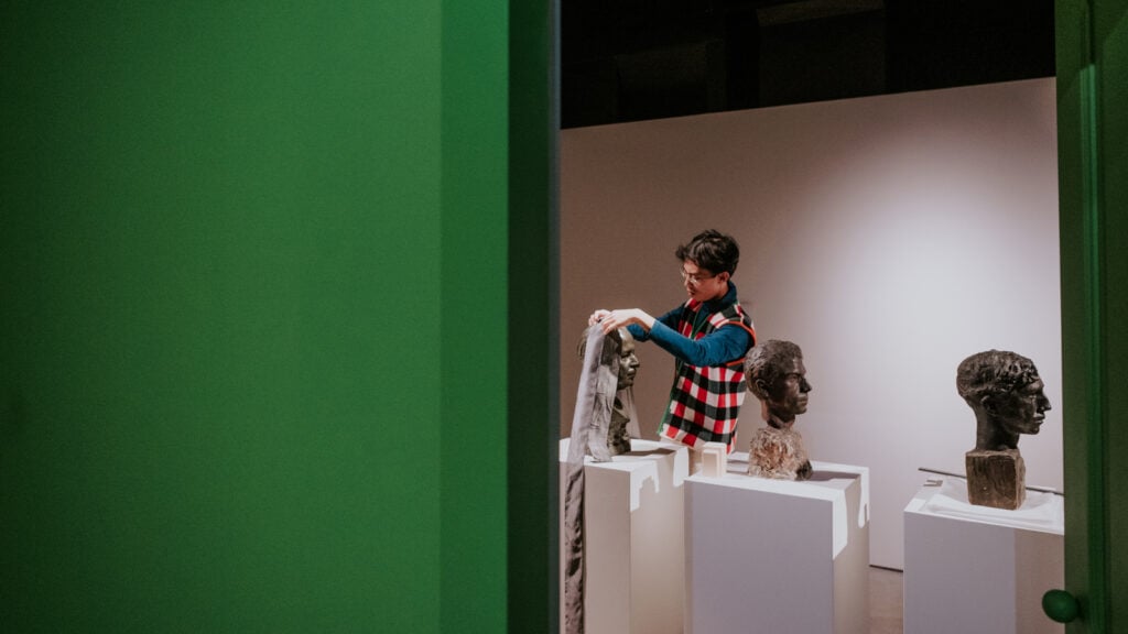 Bruno Zhu. Belas Artes_ exhibition setup © Pedro Pina