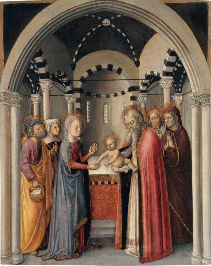 Donato de' Bardi, Presentazione di Ges&ugrave; al Tempio