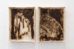 Francesca Polizzi, Distico 5, 2026 - feltro di lana grezza e ruggine, 40 x 31 x 6 cm - Courtesy RizzutoGallery