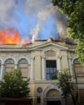 L'attacco al Museo d'Arte di Kharkiv. Photo Ministero della Cultura dell'Ucraina