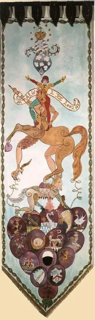 Il Palio dipinto da Luigi Ontani nel 2002