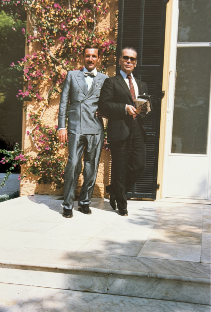 Jacques de Bascher e Karl Lagerfeld, Courtesy Emilie Grangi&eacute; e Spazio Opis. Photo Emilie Grangi&eacute;