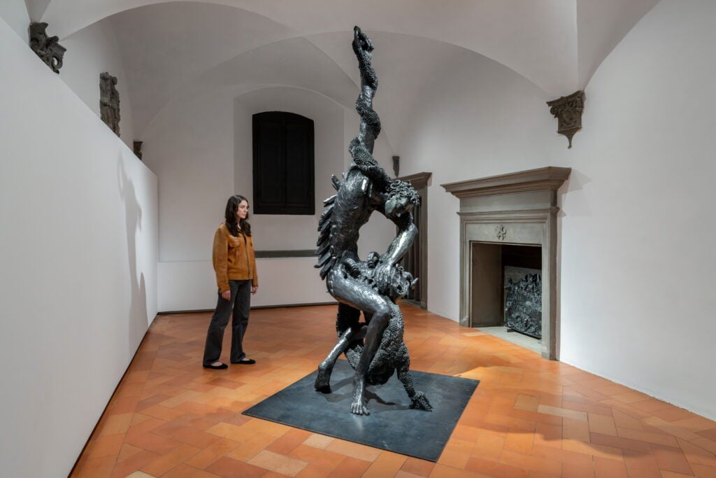 Jean-Marie Appriou, Canto Infinito, Palazzo Strozzi - Project Space. Ph: Ela Bialkowska/OKNOstudio