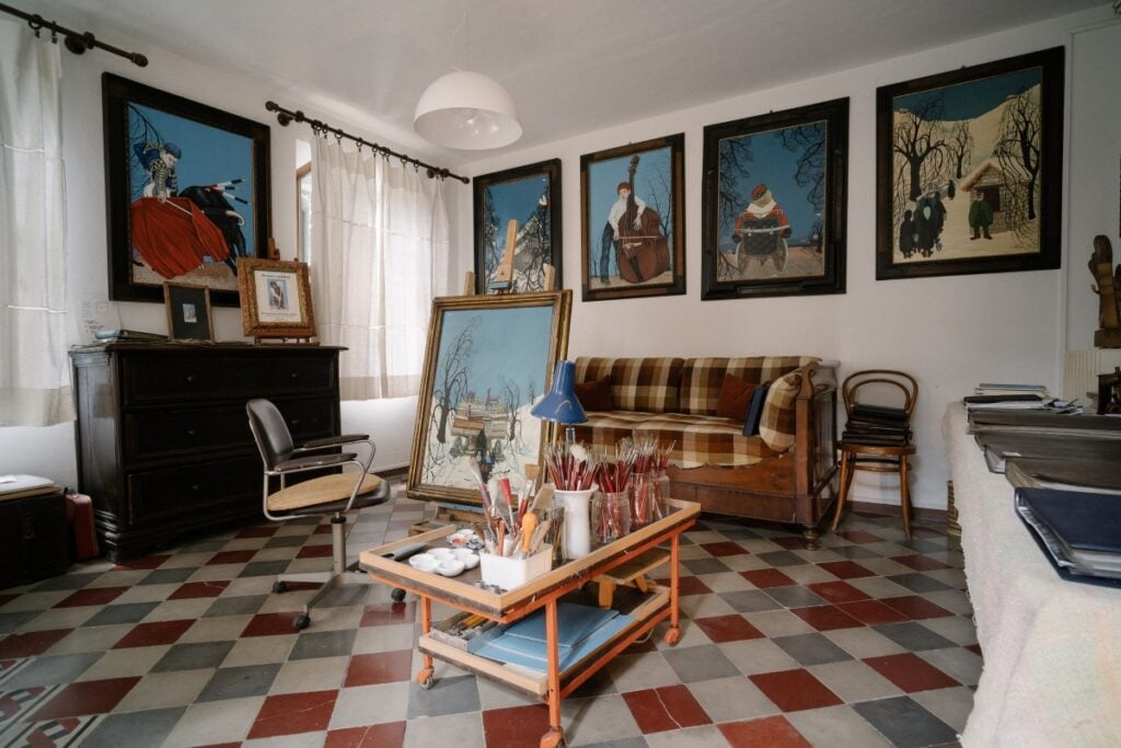 Sull’Appennino sopra Parma c’è la casa museo di un raffinato pittore naïf