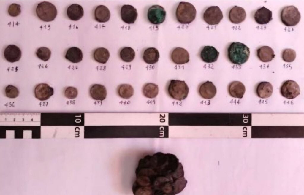 Le monete ritrovate nel sito di Orto Fontanelle a Gela