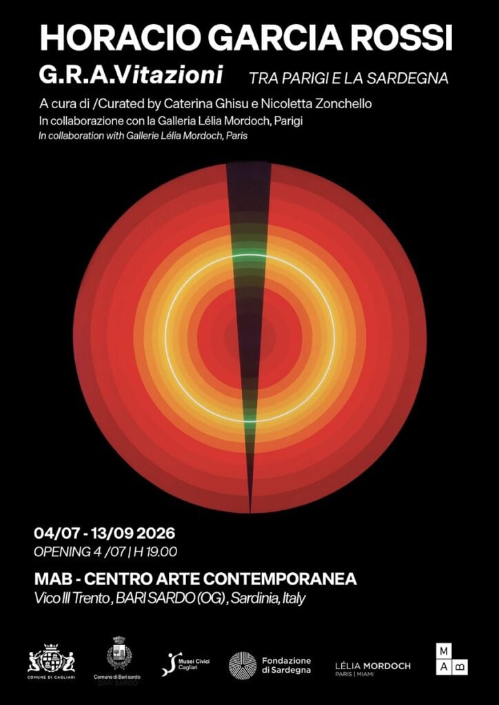 Horacio García Rossi – GRAVitazioni tra Parigi e la Sardegna