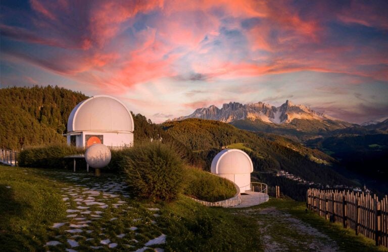 L'Osservatorio Max Valier presso l'Astrovillaggio di Collepietra &copy;Armin Terzer