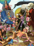 Pasquale de Sensi, Crocifissione (tavola 11 della Via Crucis per BDC28), 2023