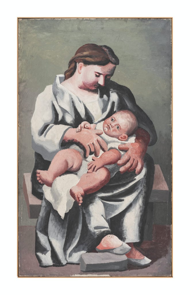 Picasso. Maternit&agrave;, olio su tela, 1921. Fondazione Almine e Bernard Ruiz-Picasso