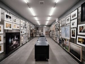 A Roma un ex garage ospita un’importante collezione d’arte. Le immagini