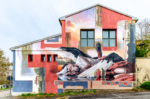 Il murales di Vesod a Riparbella