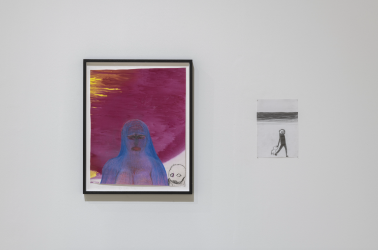 Miriam Cahn. Ci&ograve; che mi guarda, installation view, Roma, 2026. Ph.Ela Bialkowska - OKNO studio. Courtesy MACRO &ndash; Museo d&rsquo;Arte Contemporanea di Roma