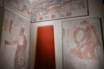 Le pitture staccate della Tomba Fran&ccedil;ois di Vulci al Museo Nazionale Etrusco di Villa Giulia, Roma. Photo Valentina Sensi
