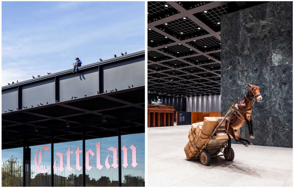 Inaugura una grande mostra di Maurizio Cattelan in Germania