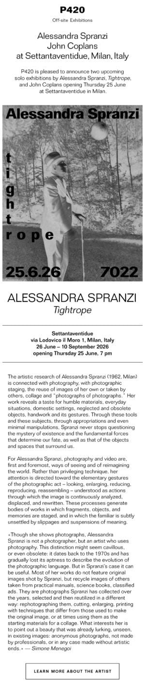 Alessandra Spranzi | John Coplans