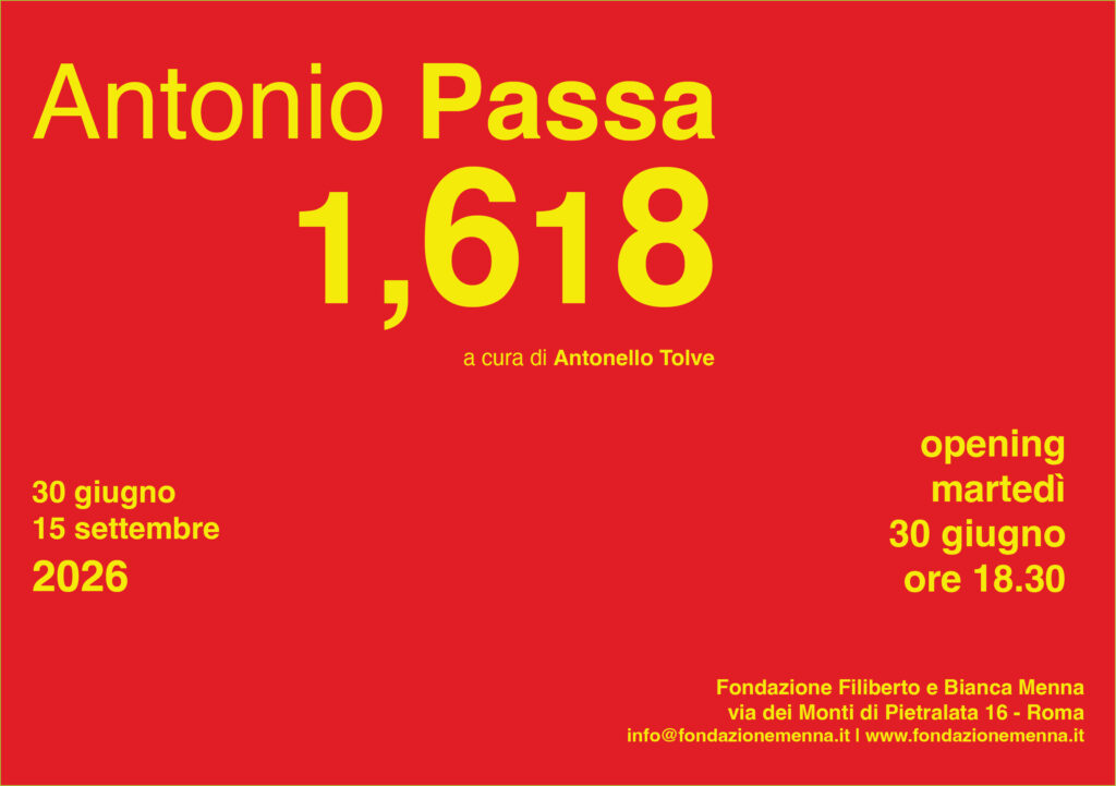 Antonio Passa – 1,618