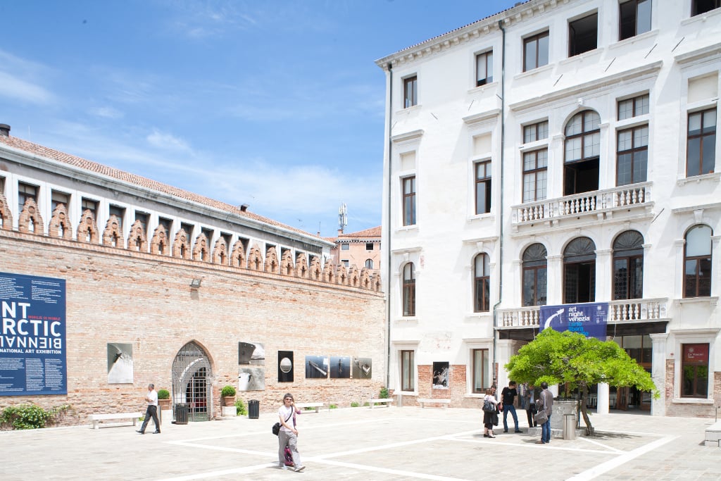 Uno dei cortili interni di Ca' Foscari. Crediti Ca' Foscari