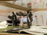 William Kentridge, The Battle Between Yes and No, 202, installation view at Kunsthalle Praha. Photo Vojtech Veskrna