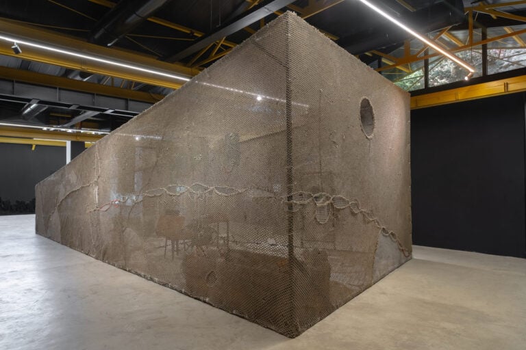 Fondazione D'ARC, Garbiele Silli, "Immenso spermatozoo sottomarino", Installation view foto Eleonora Cerri Pecorella
