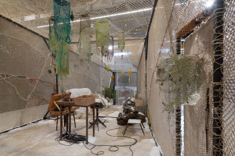 Fondazione D'ARC, Garbiele Silli, "Immenso spermatozoo sottomarino", Installation view foto Eleonora Cerri Pecorella