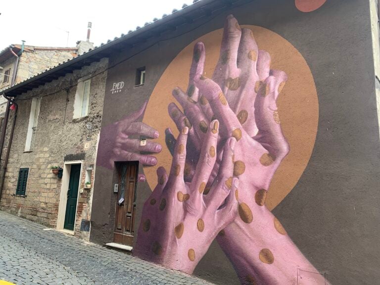 Opere di arte contemporanea a Latera. Ph: Claudia Zanfi