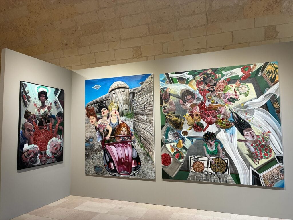 Bella figura, Castello Carlo V, Lecce, installation view