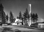 Church of Three Crosses, 1956&ndash;58. Fa&ccedil;ade. Photo Heikki Havas &copy; Alvar Aalto Foundation
