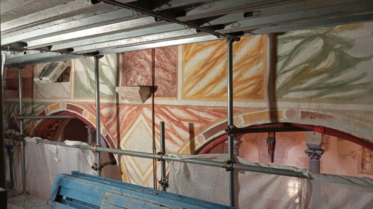 Tornano visibili gli affreschi all&rsquo;Abbazia di Pomposa in provincia di Ferrara. Le immagini&nbsp;