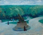 Edward Hopper, Statue at Park Entrance